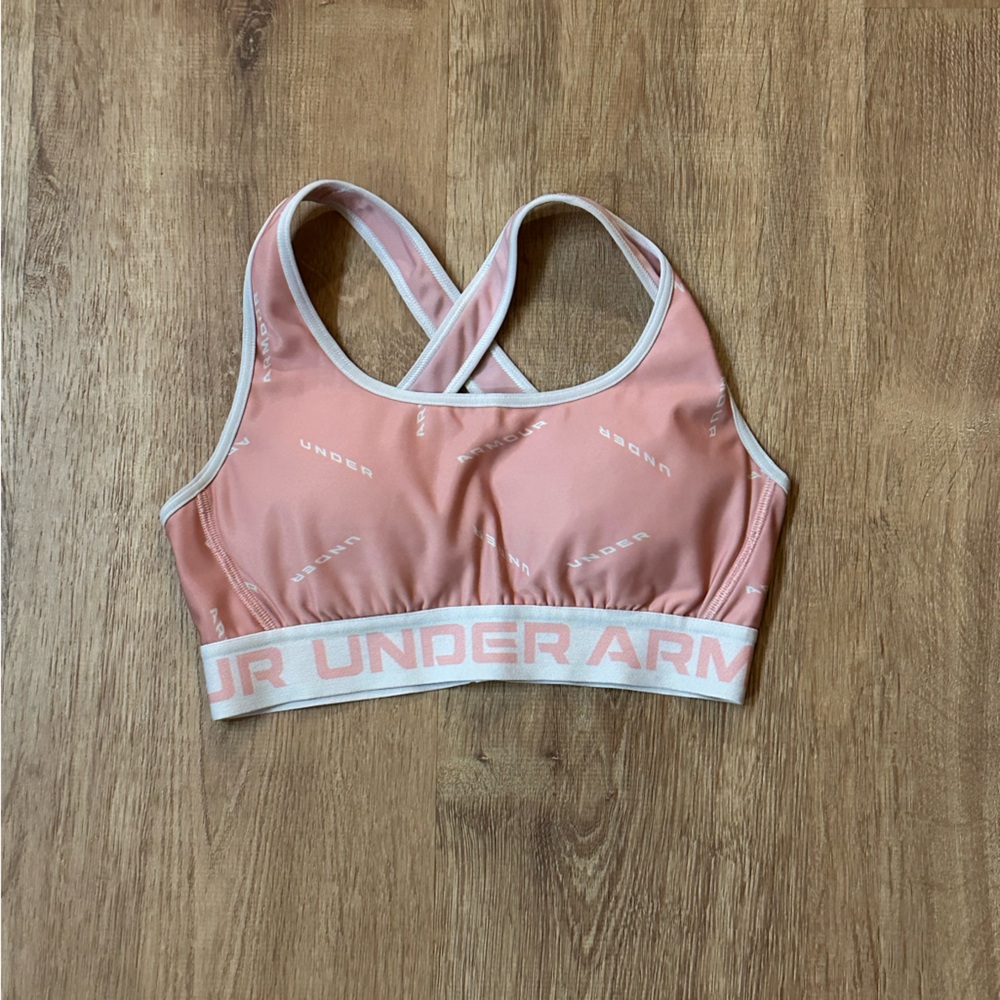 Under Armour Light Pink Sports Bra